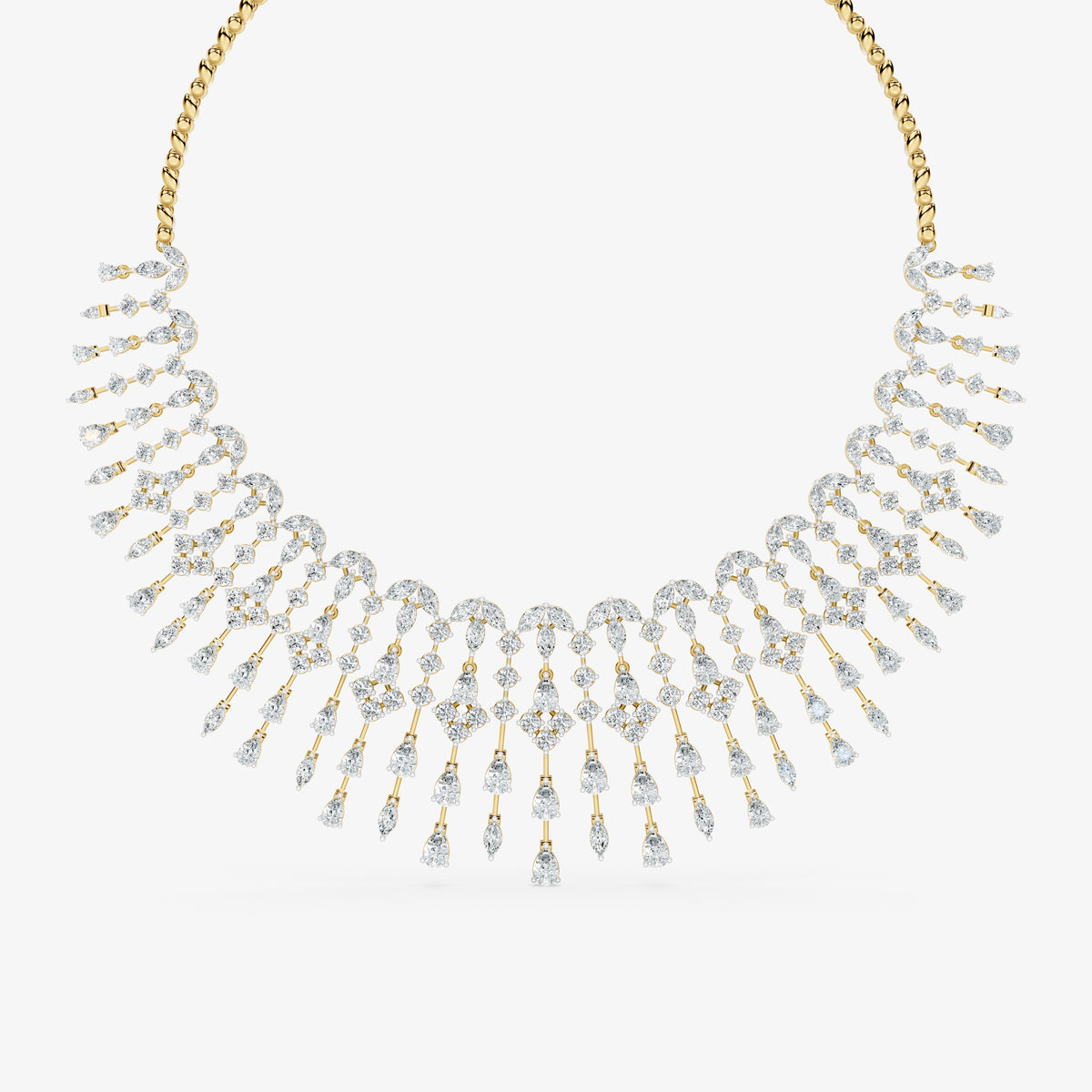 Aurora Veil Diamond Necklace