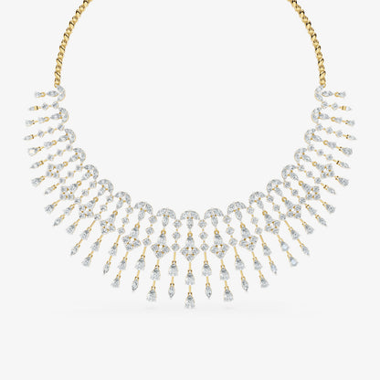 Aurora Veil Diamond Necklace