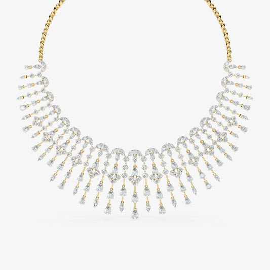 Aurora Veil Diamond Necklace