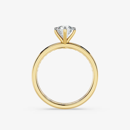 Vela Crest Diamond Ring