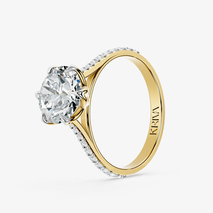 Lustre Crest Diamond Ring