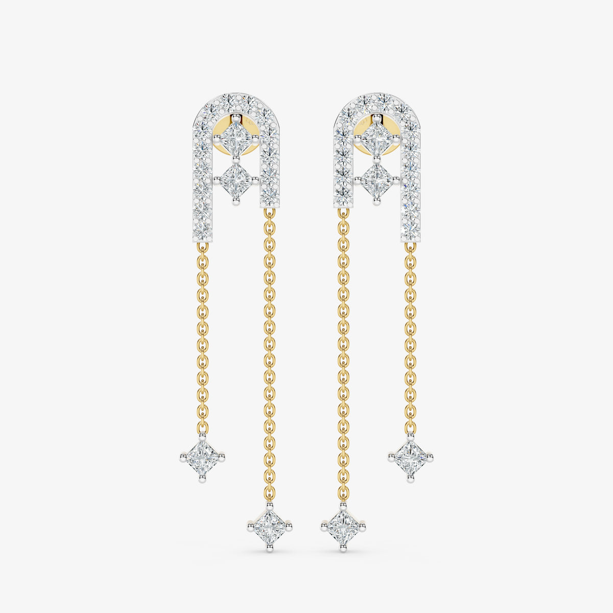 Arcelle Diamond Drop Earrings