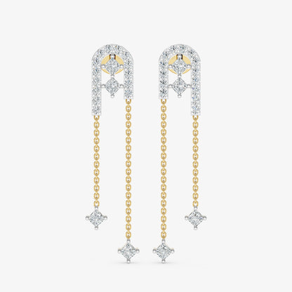 Arcelle Diamond Drop Earrings