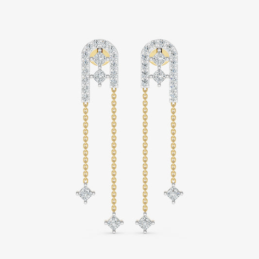Arcelle Diamond Drop Earrings
