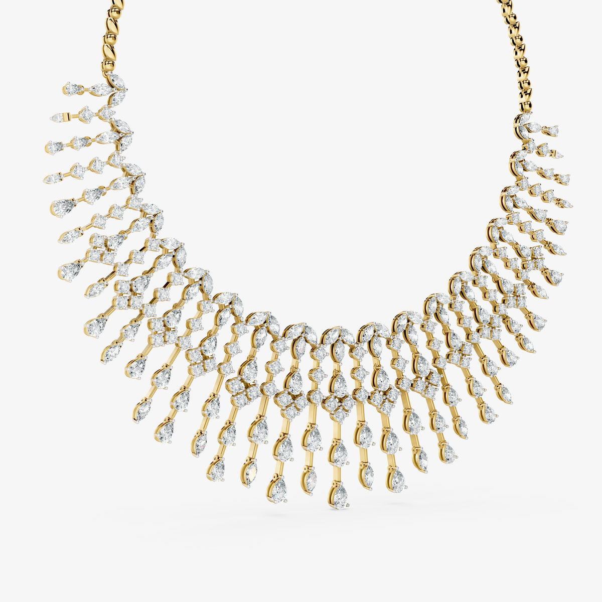 Aurora Veil Diamond Necklace