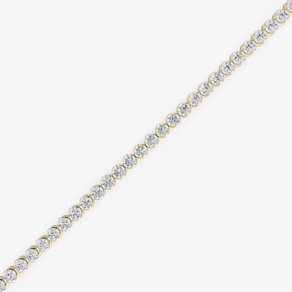 Round Diamond Chain Bracelet