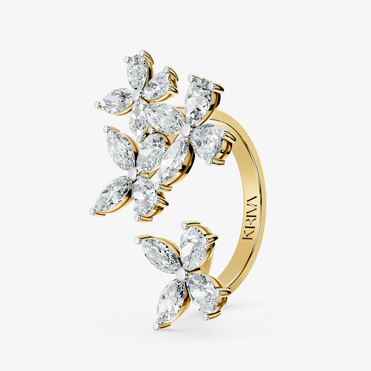 Floral Reverie Diamond Ring