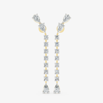 Serein Diamond Drop Earrings