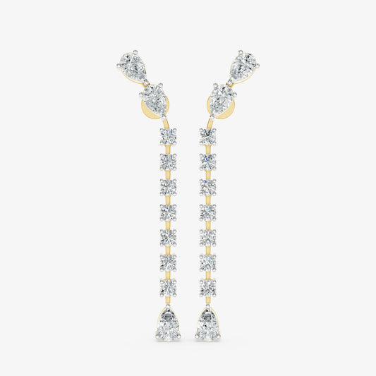 Serein Diamond Drop Earrings