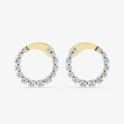 Radiance Diamond Circle Studs