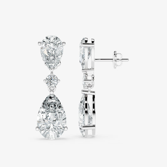 Celeste Pear Drop Earrings