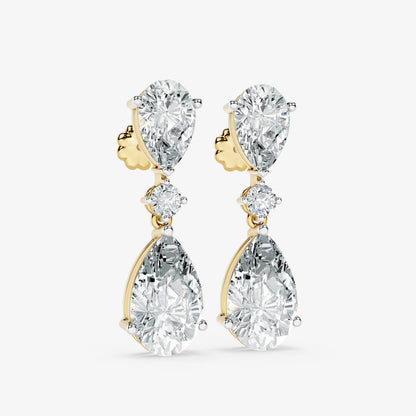 Celeste Pear Drop Earrings