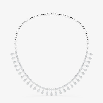 Seraphina Diamond Pavé Cascading  Neckalce