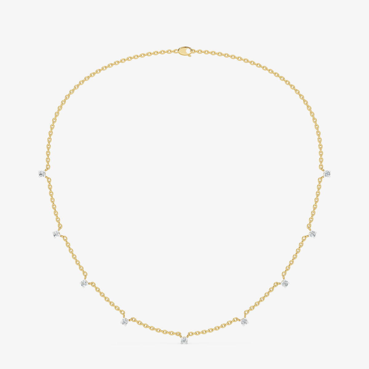 Minimalist Charms station Chain Necklace