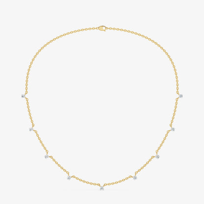Minimalist Charms station Chain Necklace