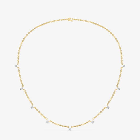 Minimalist Charms station Chain Necklace