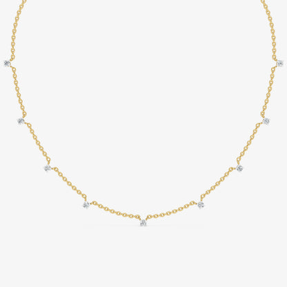 Minimalist Charms station Chain Necklace