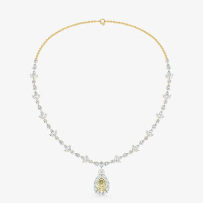 Lumière Pear Diamond Necklace