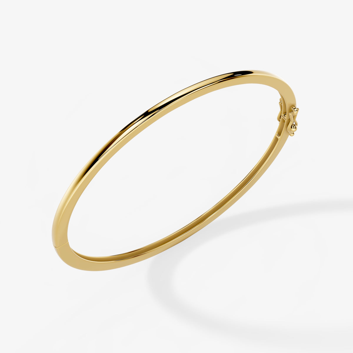 Classic Gold Openable Bangle Bracelet