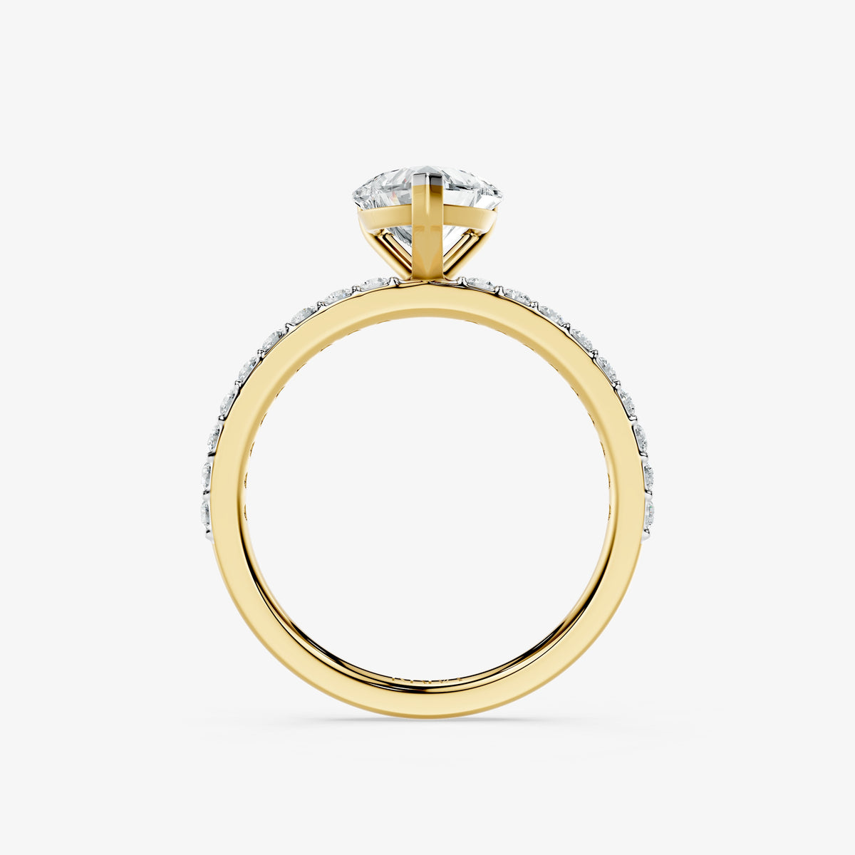 Heartline solitaire Diamond Ring