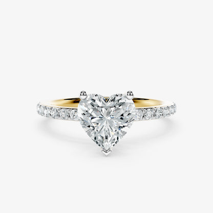 Heartline solitaire Diamond Ring