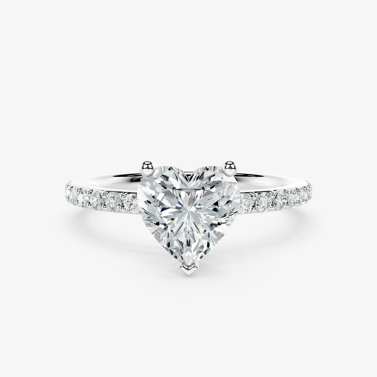 Heartline solitaire Diamond Ring