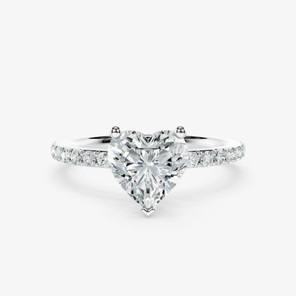 Heartline solitaire Diamond Ring