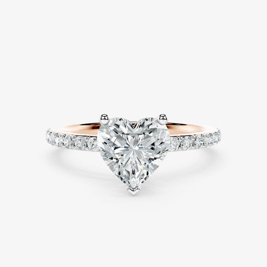 Heartline solitaire Diamond Ring