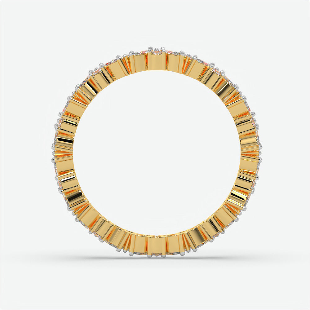 Elara Mixed-Cut Diamond Eternity Ring