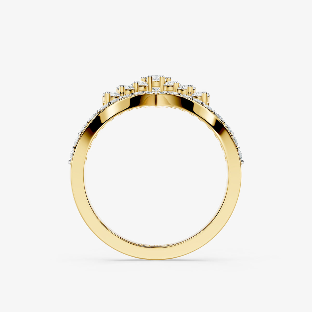 Celestine Pear Diamond Ring