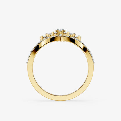 Celestine Pear Diamond Ring