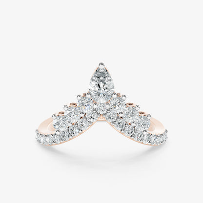 Celestine Pear Diamond Ring