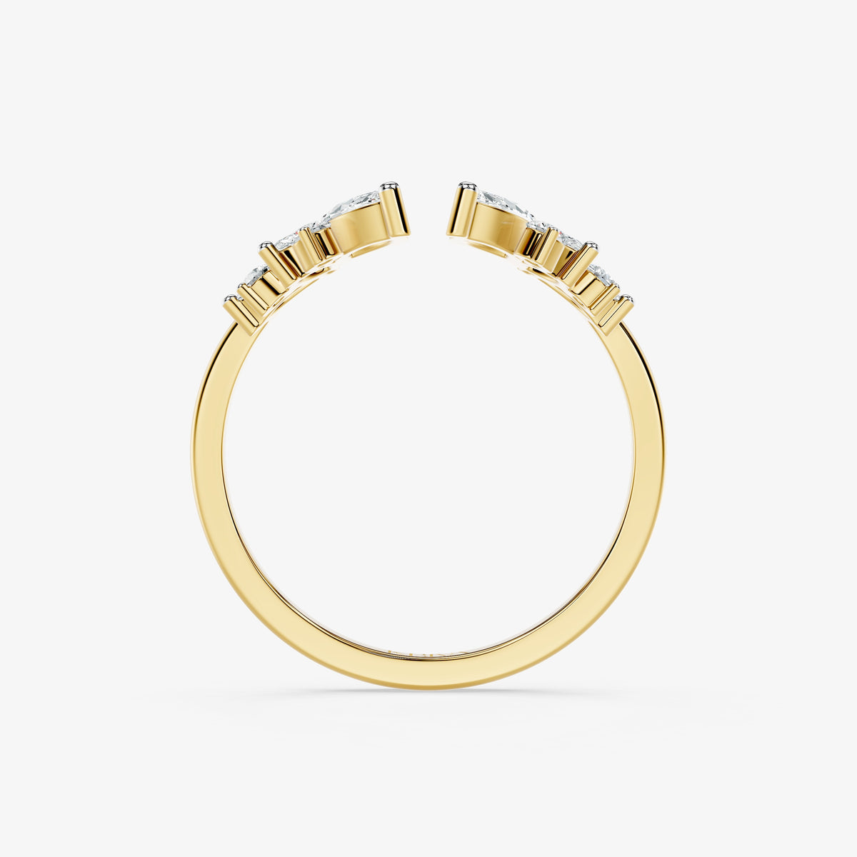 Marquise Diamond Cluster Ring