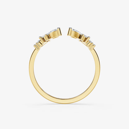 Marquise Diamond Cluster Ring