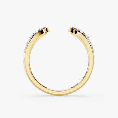 Twin-Cluster Diamond Ring