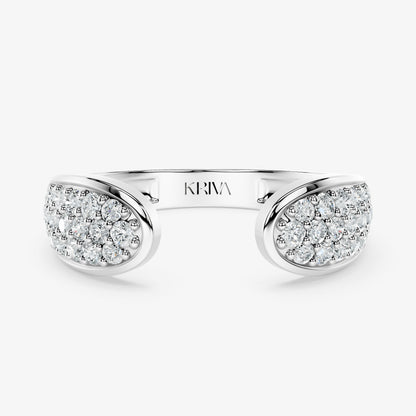 Twin-Cluster Diamond Ring