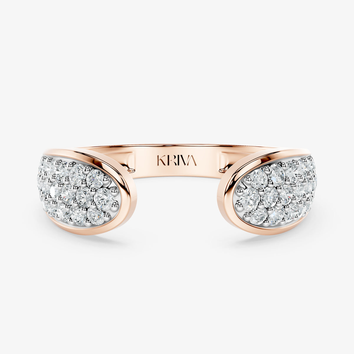 Twin-Cluster Diamond Ring