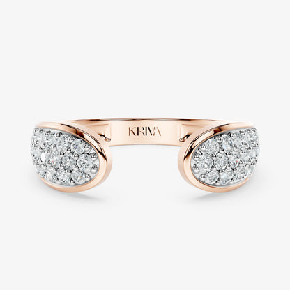 Twin-Cluster Diamond Ring