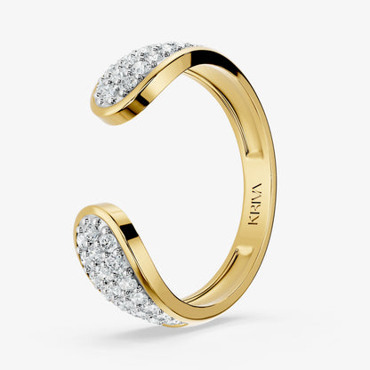 Twin-Cluster Diamond Ring