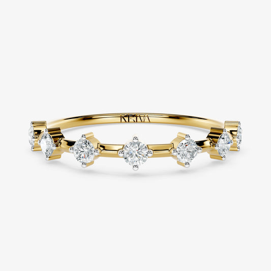 Seven-Stone Diamond Ring