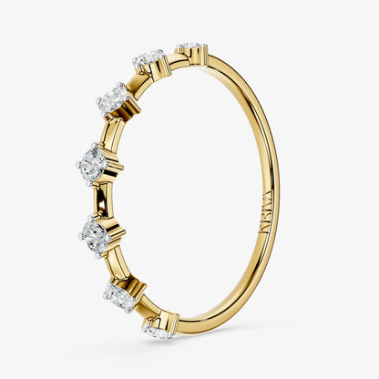 Seven-Stone Diamond Ring