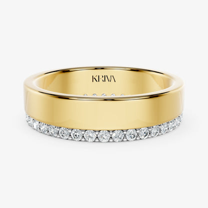 Sienna Diamond Edge Band Ring