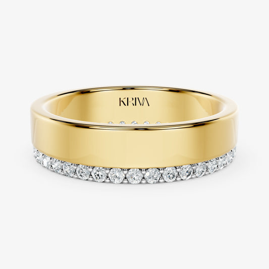 Sienna Diamond Edge Band Ring