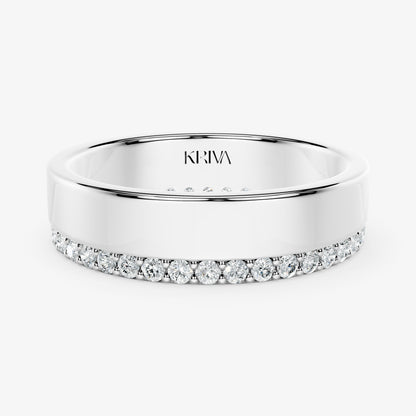 Sienna Diamond Edge Band Ring