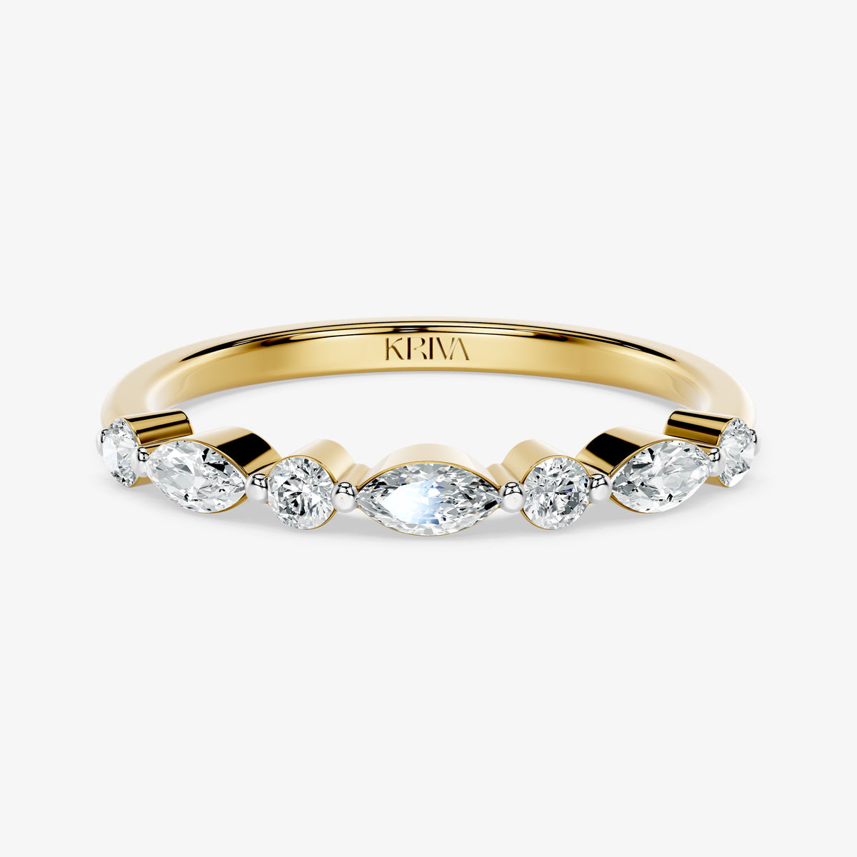 Amara Marquise & Round Diamond Ring
