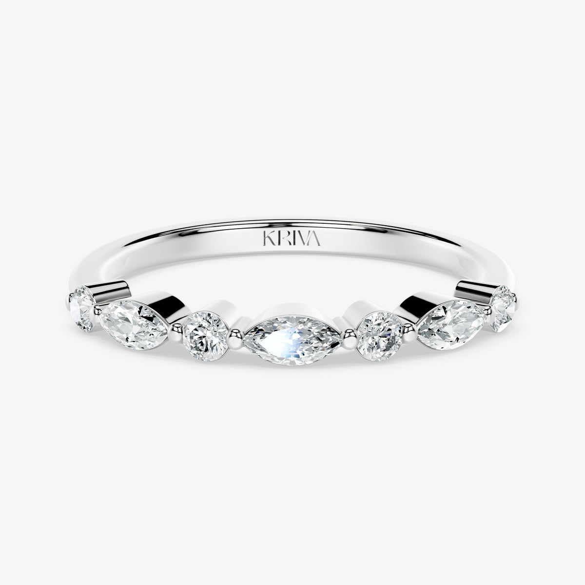 Amara Marquise & Round Diamond Ring