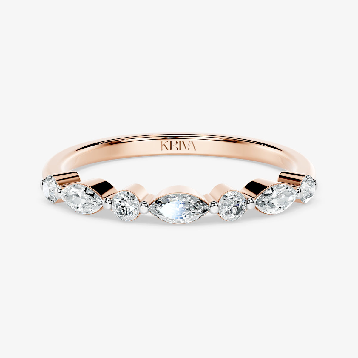 Amara Marquise & Round Diamond Ring