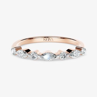 Amara Marquise & Round Diamond Ring