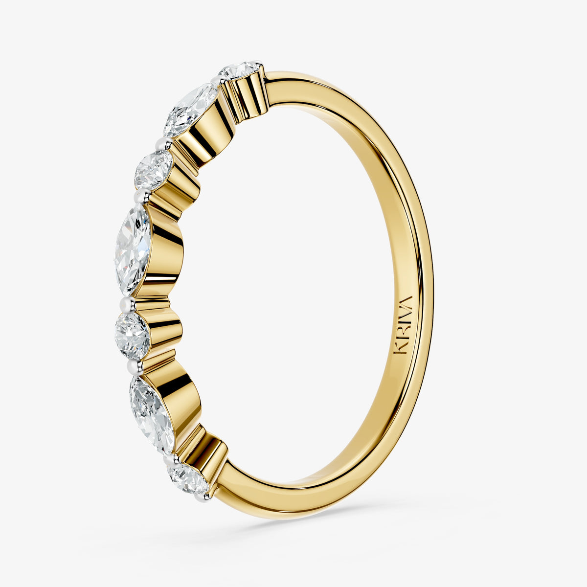 Amara Marquise & Round Diamond Ring