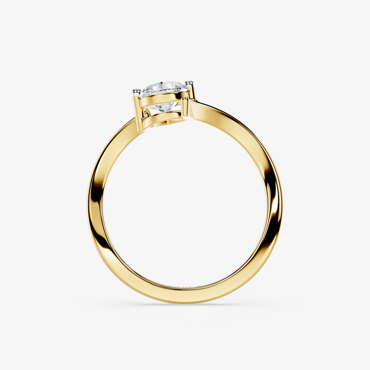 Pear Sway Diamond Ring